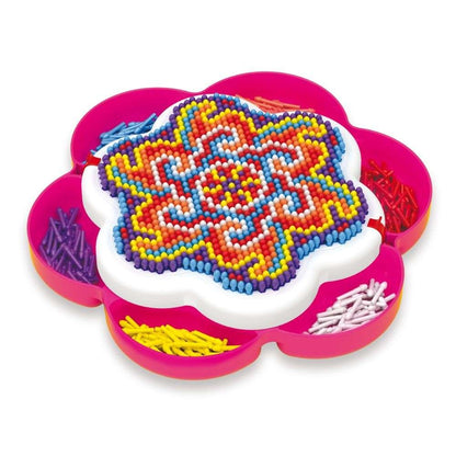 Quercetti - FantaColor Mandala Design Set - Peg Board Art & Pattern Activity