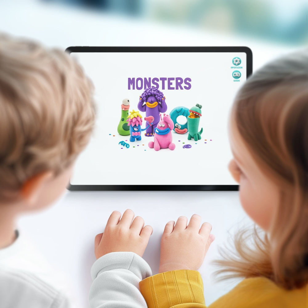 Hey Clay - Modelling Air-Dry Clay with Fun Interactive App - Monsters, 15 cans