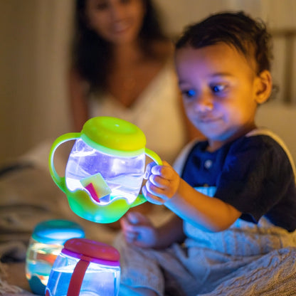 Glo Pals - Water Activated Sensory Mini Play Jar - Green