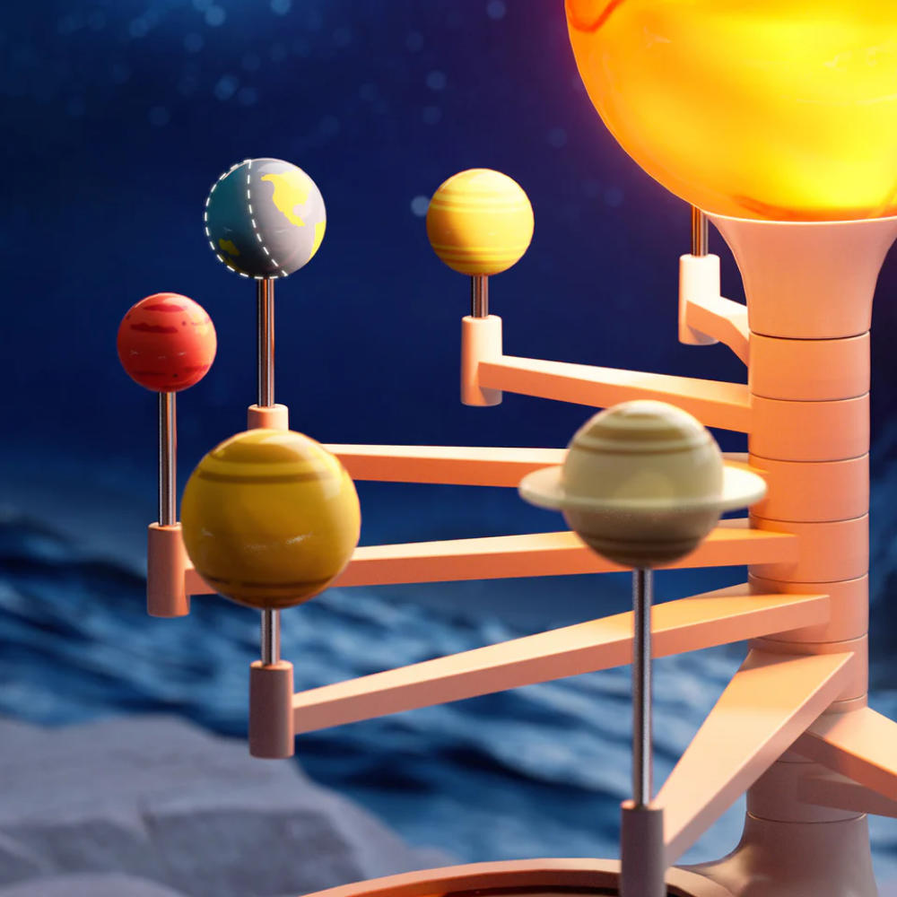 TopBright - 3D Solar System Model with Motorised Planets and Ceiling Projector