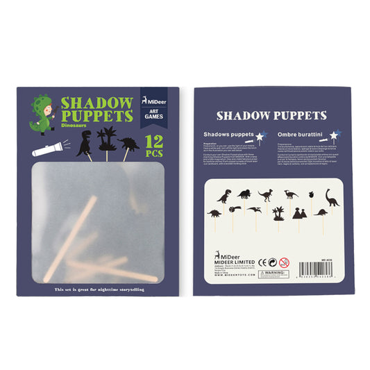 Mideer - Dinosaur Shadow Puppets Set - Motherhood