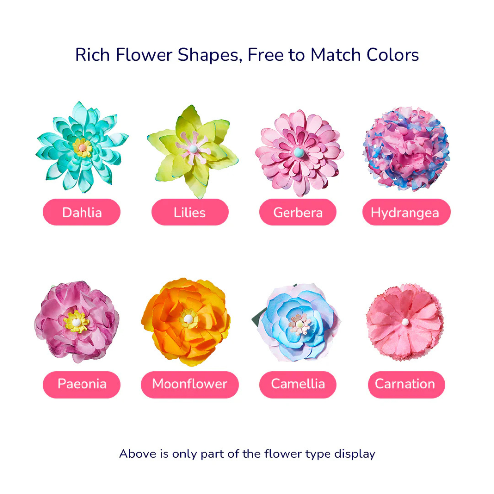 Mideer - Paper Flower Craft Kit - Creative Arts & Crafts Set