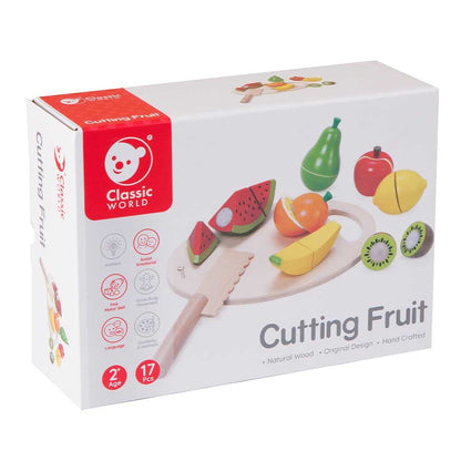 Classic World - Pretend & Play - Cutting Fruit - 9pcs