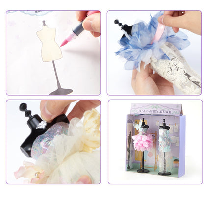 Mideer - Dress Making Kit - Kids Fashion Design Craft Set - 5 Models