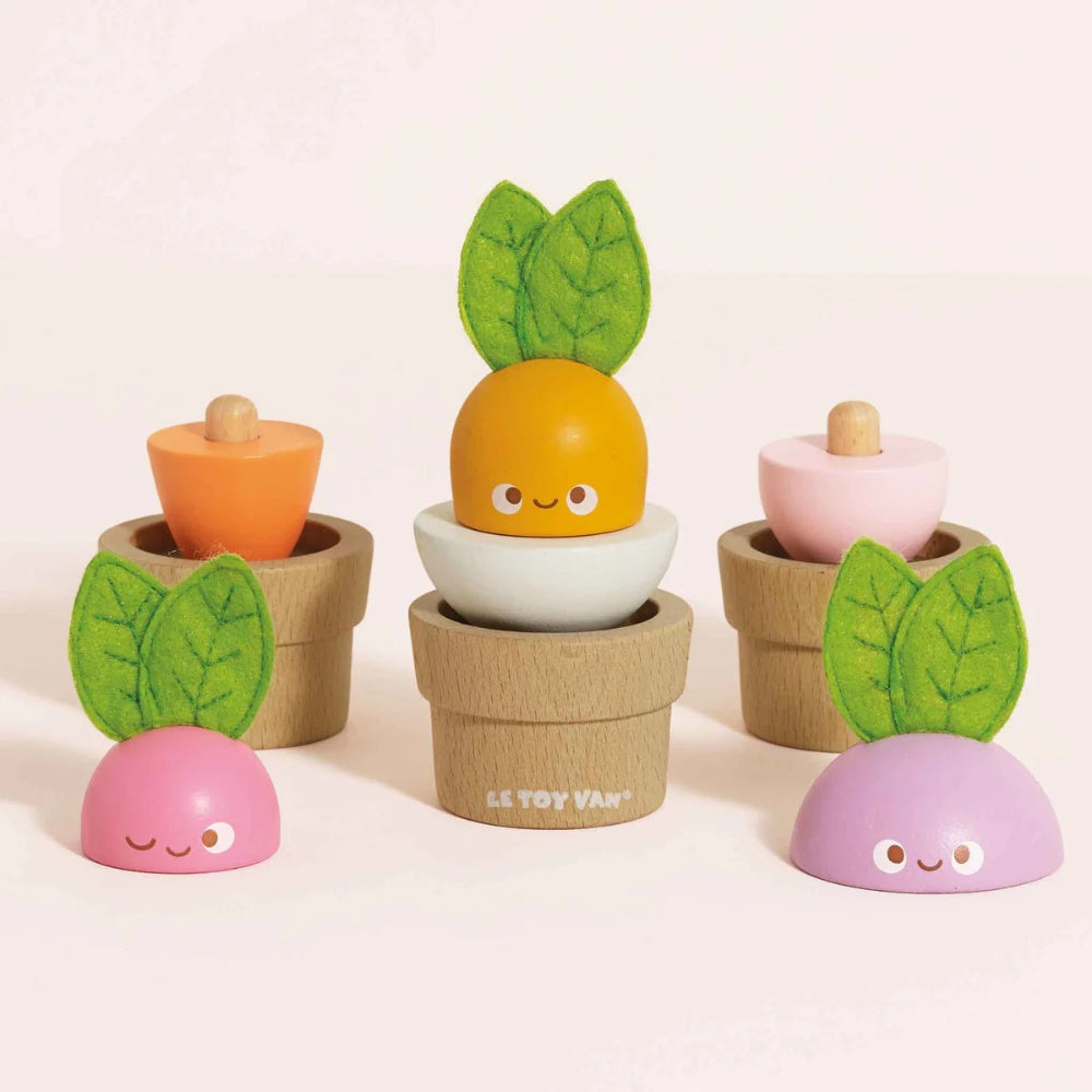 Le Toy Van - Wooden Stacking Veggies - 9pcs