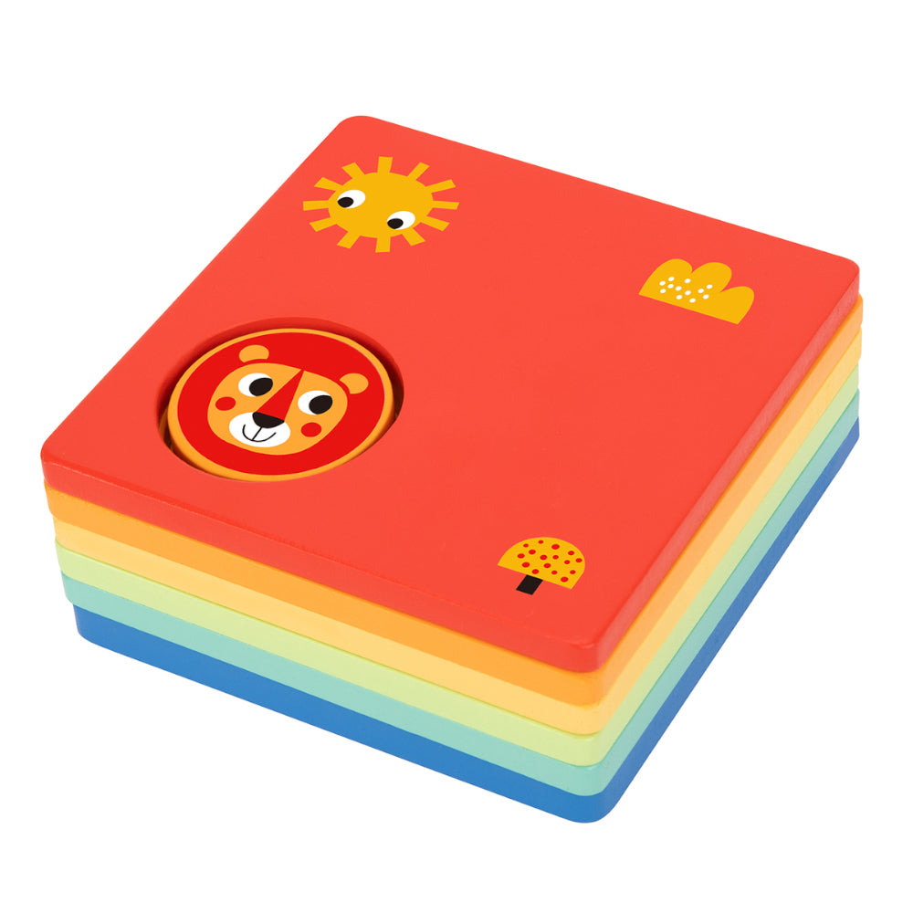 TookyToy - Wooden Shapes & Colours Puzzle - Motherhood