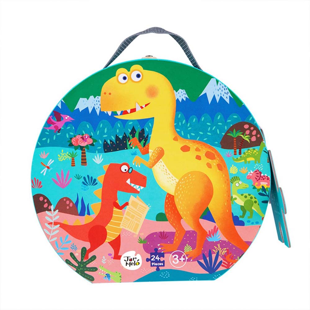 Jar Meló - My First Giant Floor Puzzle - Dinosaur Paradise - 24pcs