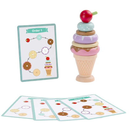 TookyToy - Making An Ice Cream - Stacking & Sequencing Activity Toy