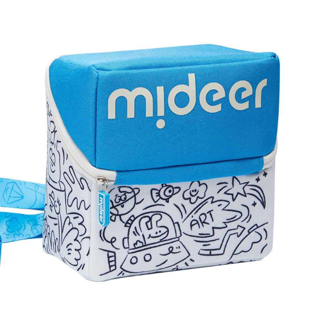 Mideer - Acrylic Markers with Doodle Bag & Carry Strap - Brush Tip - 60 Colours