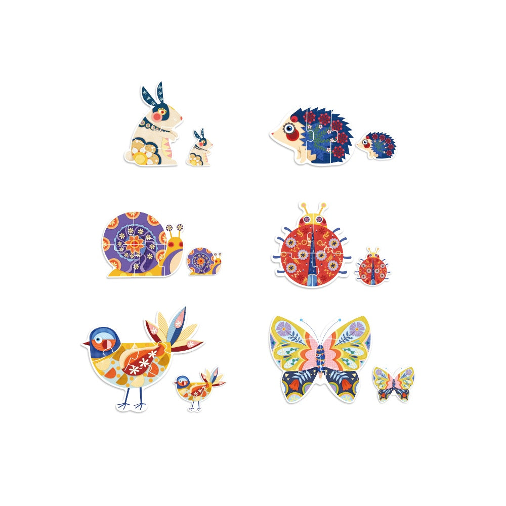 Mideer - My First Puzzle for Kids - Garden Animals - 26pcs