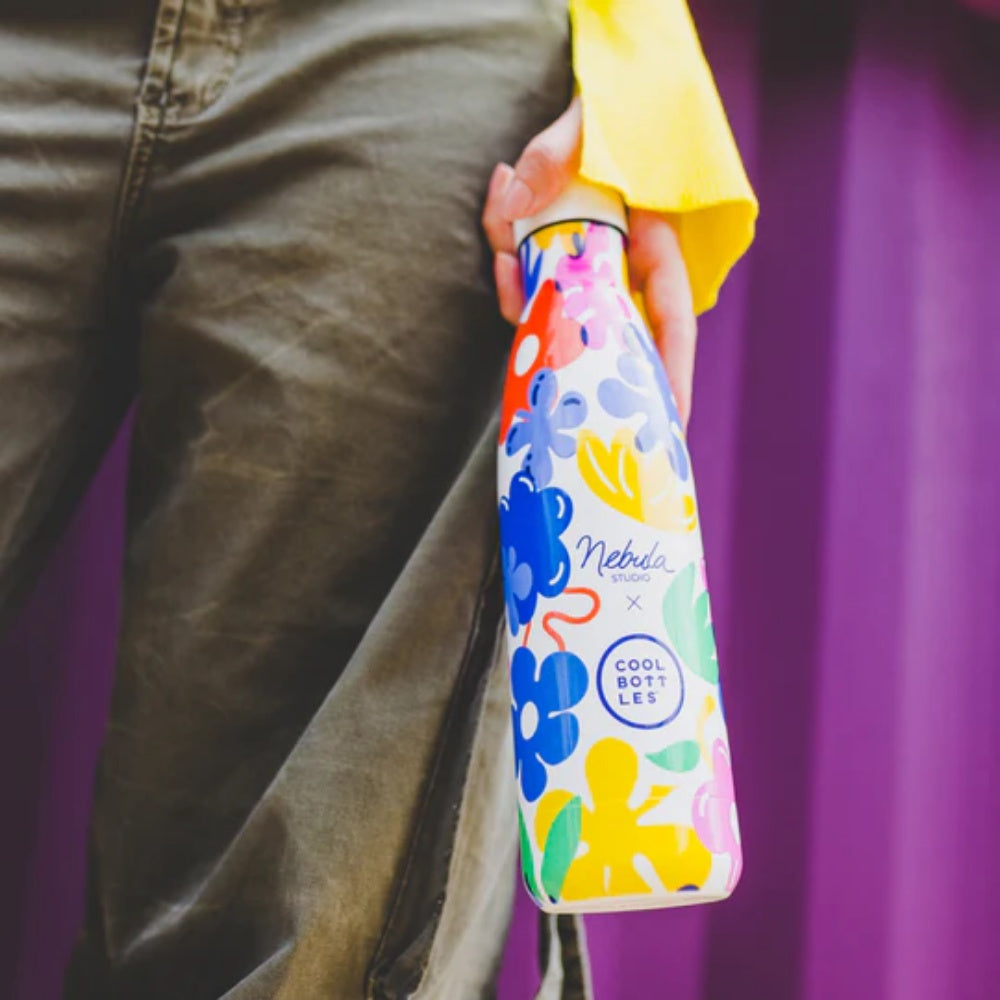 Cool Bottles - Triple-Insulated Water Bottle - Floral Madness 500ml
