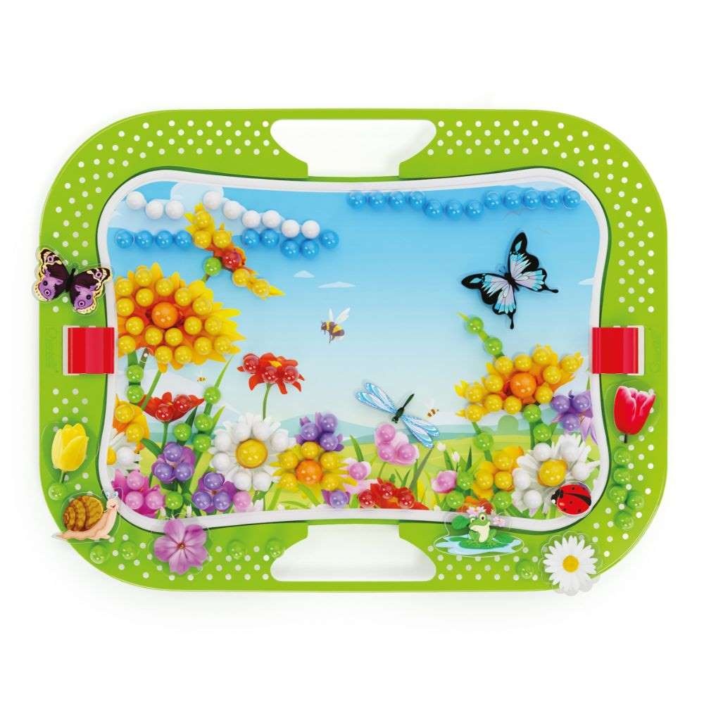 Quercetti - Fun Bugs & Pegs - Insect-Themed Peg Board Activity for Toddlers