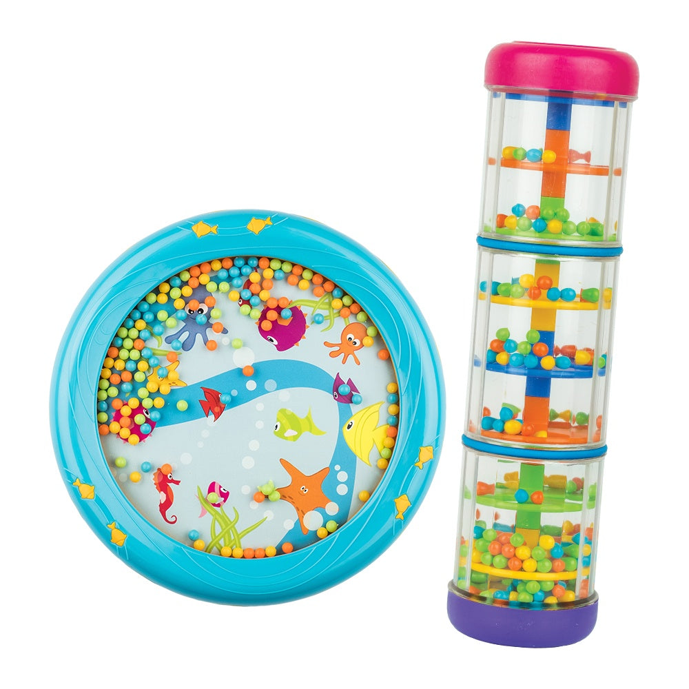 Halilit - Music Instrument for Babies & Toddlers - Shake 'n Roll Set of 2-**