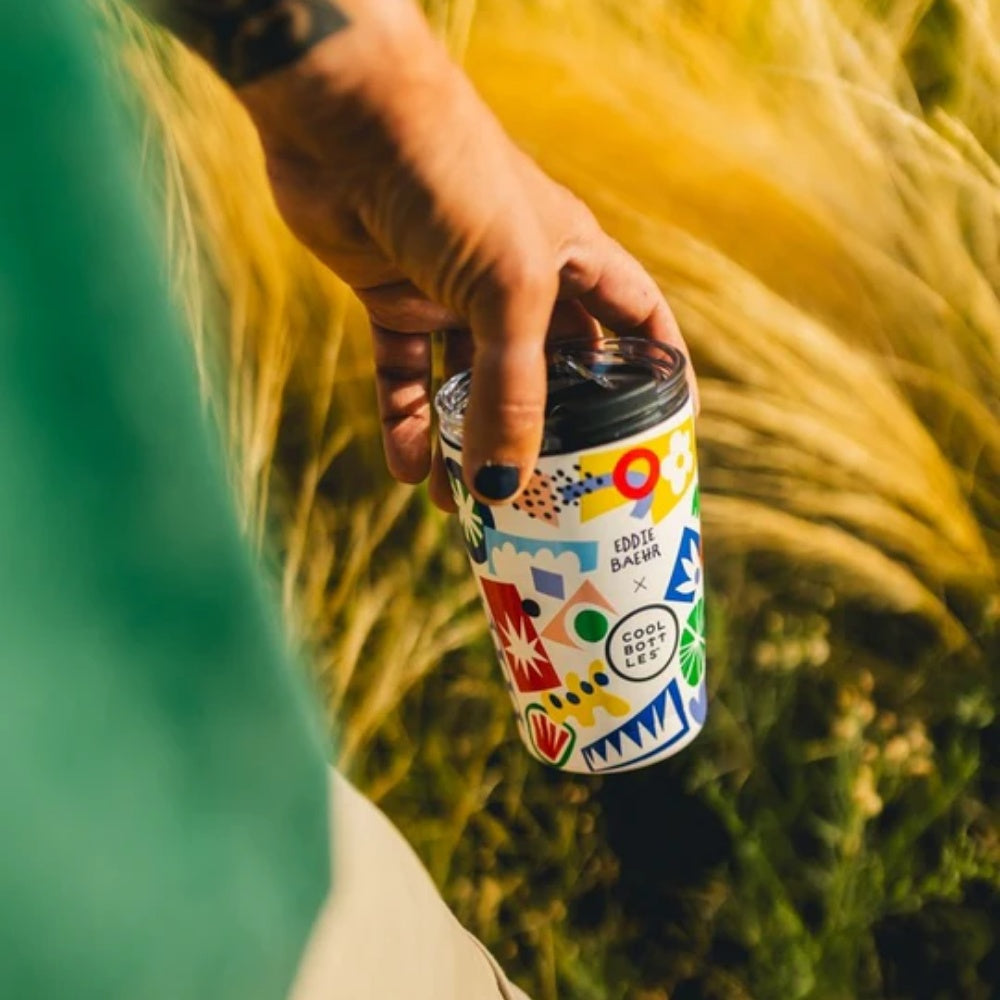 Cool Bottles - Triple-Insulated Travel Tumbler - Electric Garden 330ml