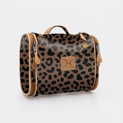 Thandana Compact Travel Vanity Cheetah - Coffee