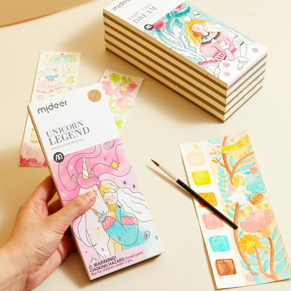 Mideer - Watercolour Painting Set - Travel Size - Unicorn Legend