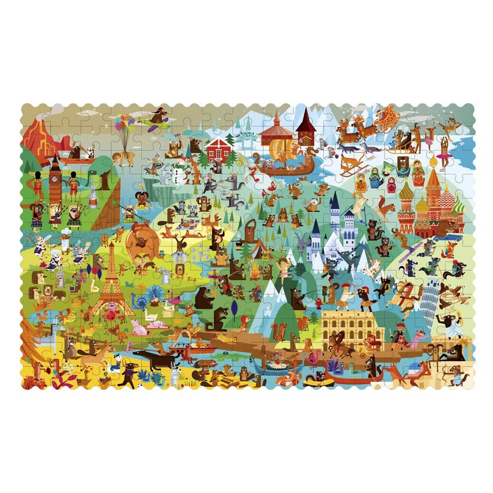 Mideer - Travel Around the World Puzzle - Classic Europe - 180pcs