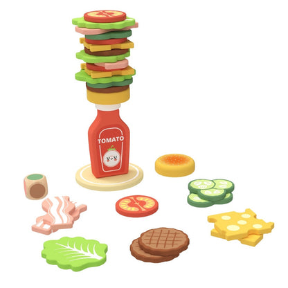hi Pando - Hamburger Stacking & Sequencing Activity Toy