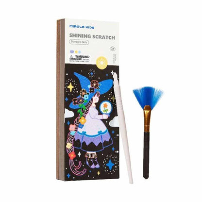 Jar Meló - Shining Scratch Art Paper Book - Starlight Girls