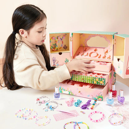 Mideer - Girls Power Lacing Beads - Fantastic Jewelry Diy Kit
