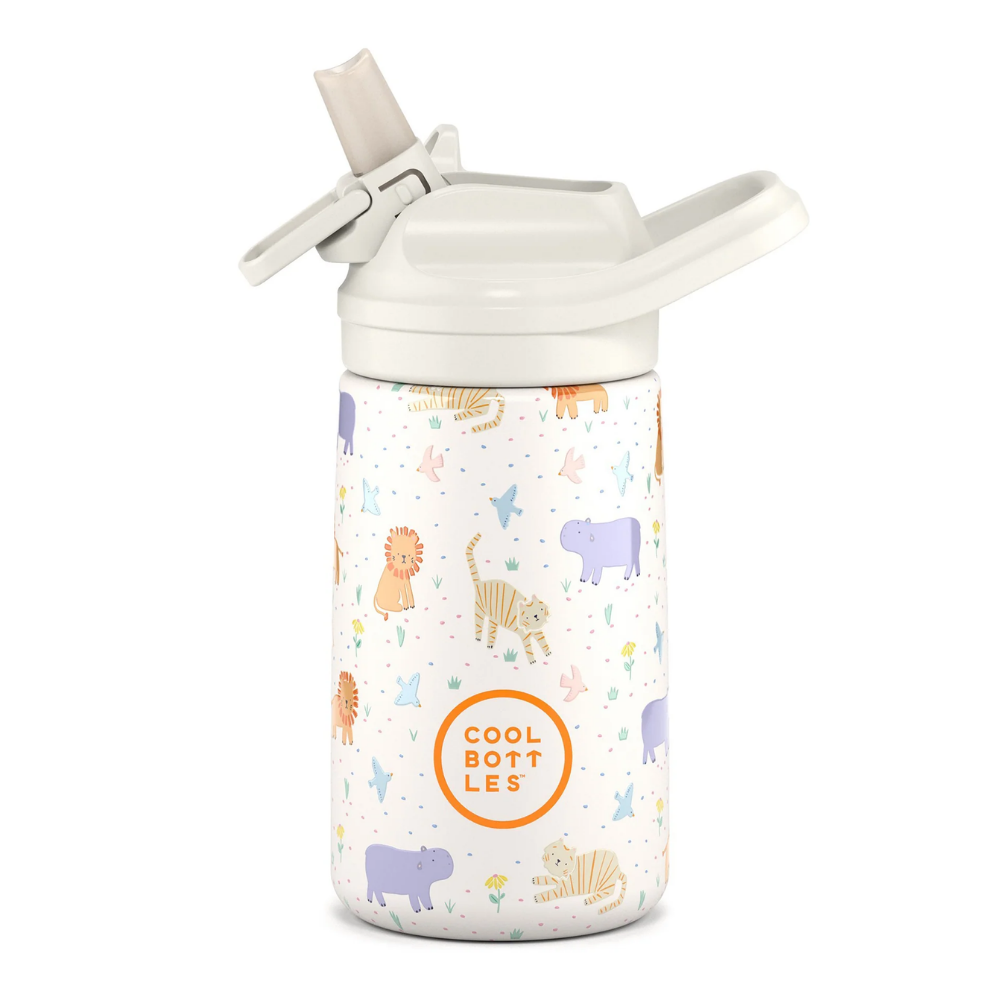 Cool Bottles - Kiddies Triple-Insulated Water Bottle - Roar Time 350ml