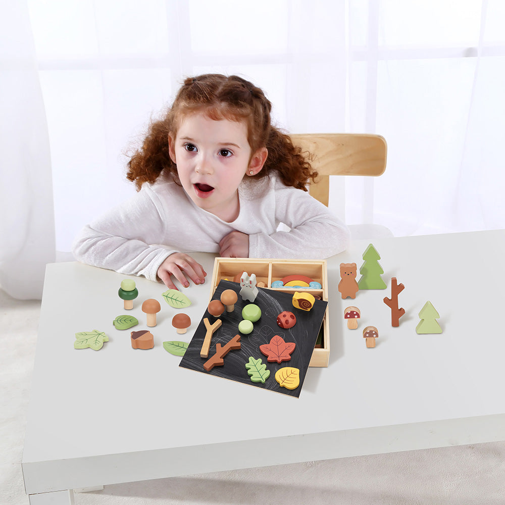 TookyToy - My Little Forest - Wooden Sorting Play Box - Motherhood