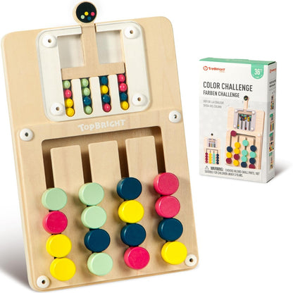 TopBright - Montessori Colour Challenge: Sliding Puzzle Board Game for Kids