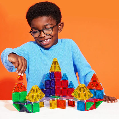 Magna-Tiles - Magnetic Construction Set - microMAGS Deluxe Set - 70pcs