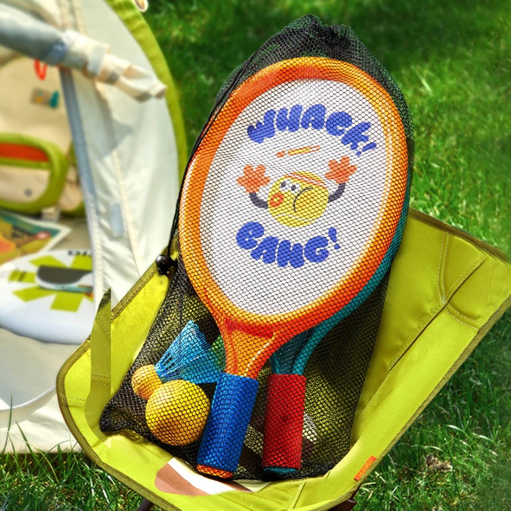Mideer - 2-in-1 Badminton Tennis Set for Kids - Outdoor Sports Toy