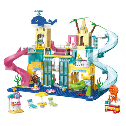 Cogo - Building Block Set - Water Park - 715 Pieces