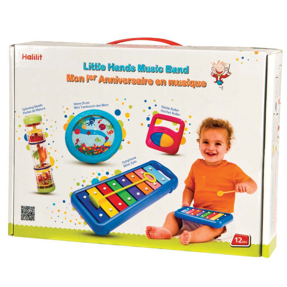 Halilit - Music Instrument for Babies & Toddlers - Little Hands Musical Band Gift Set of 4