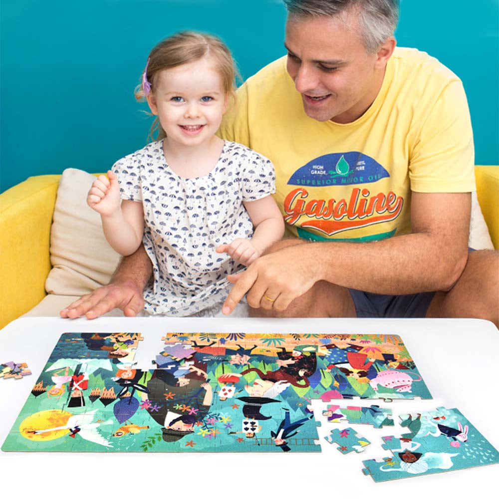 Mideer - Gift Box Jigsaw Puzzle for Kids - Tales Prade - 104 Pieces