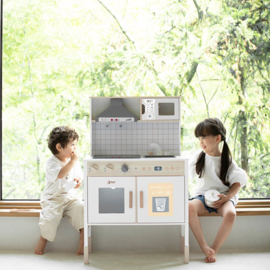 Classic World - Pretend & Play - White Modern Kitchen - Motherhood