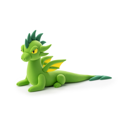 Hey Clay - Modelling Air-Dry Clay with Fun Interactive App - Smokey, Series Dragon Island, 3 cans