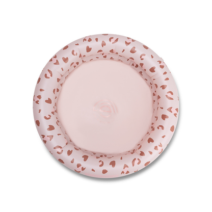 Swim Essentials - Baby Paddle Pool - Old Pink Leopard 60cm