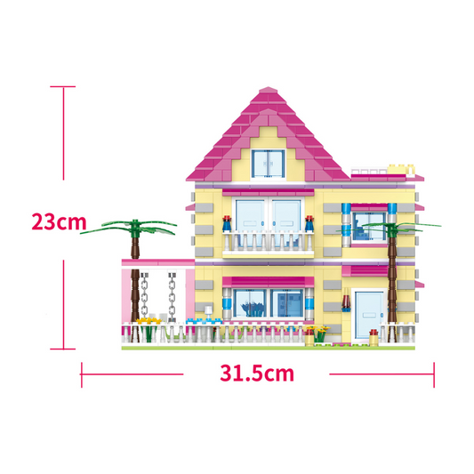 Cogo - Building Block Set - Dream House - 892 Pieces