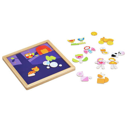 Classic World - Farm Magnetic Activity Box - 50pcs - Motherhood