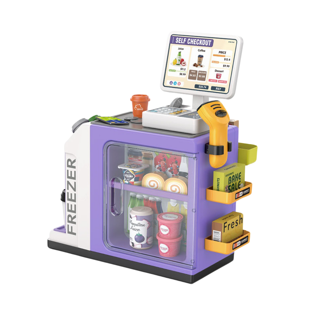 Cogo - Pretend & Play Grocery Store with Lights & Sound Effects - 46 Pieces