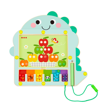 hi Pando - Magnetic Pegboard Maze with Activity Cards - 12pcs