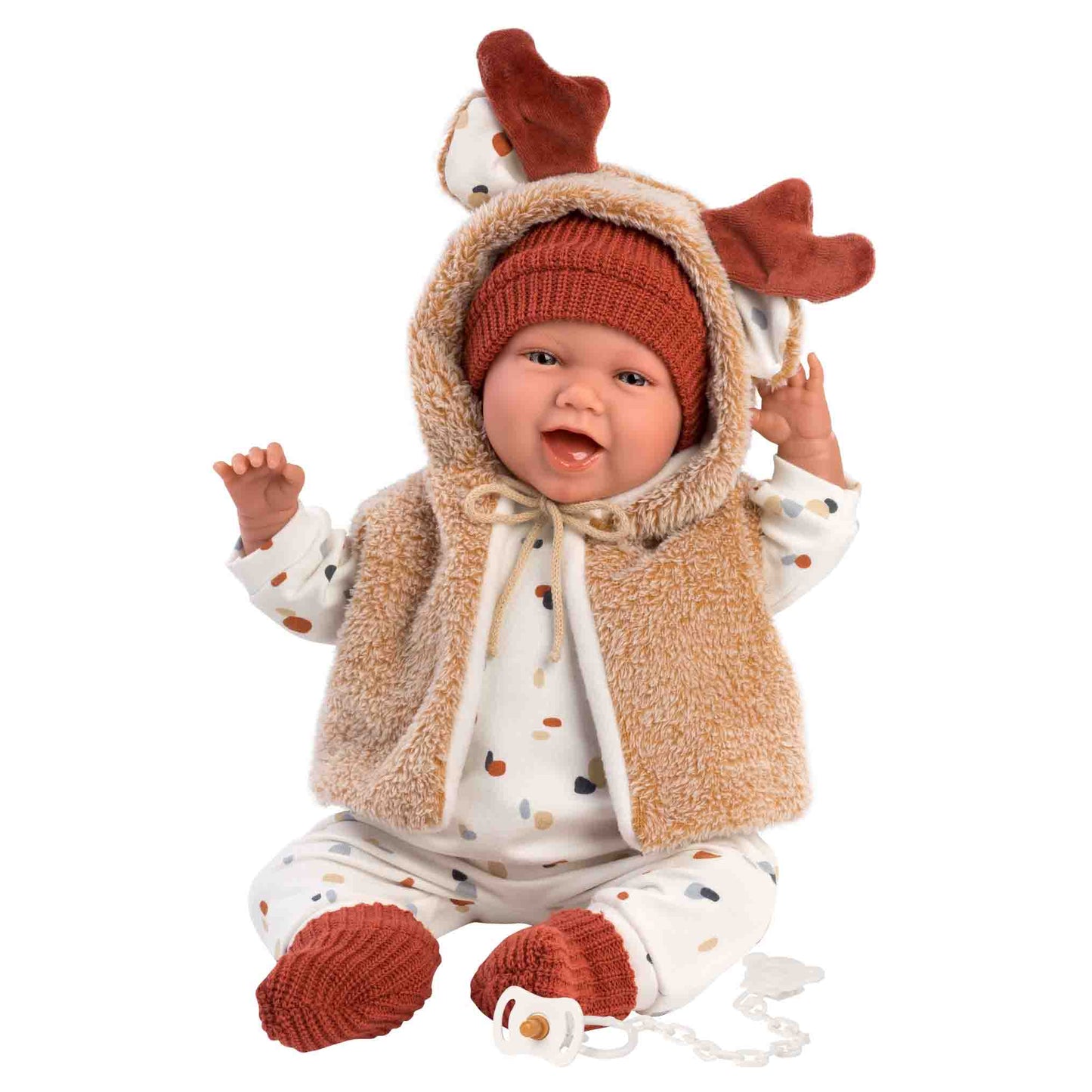 Llorens - Baby Girl Doll with Laughing Mechanism & Outfit: Mimi - 42cm