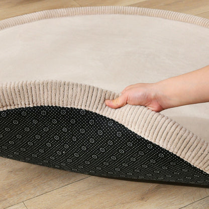 Hakuna Matte - CloudSoft Play Mat Carpet - Beige ?120 x 2.5 cm (round)