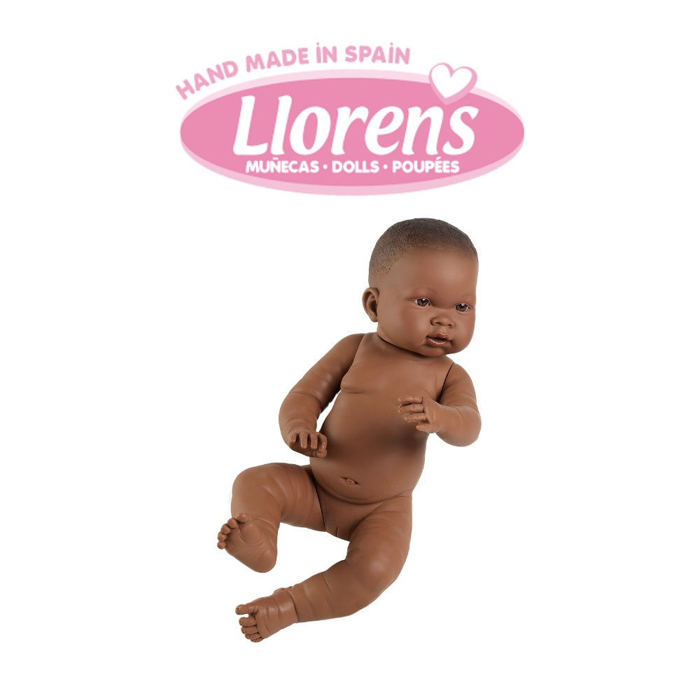 Llorens - Anatomically Correct Baby Girl Doll: Nahia - 45cm