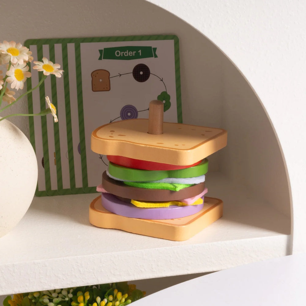 TookyToy - Making A Sandwich - Stacking & Sequencing Activity Toy