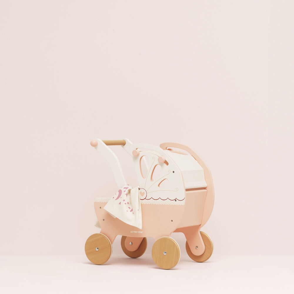 Le Toy Van - Wooden Retro Doll Pram