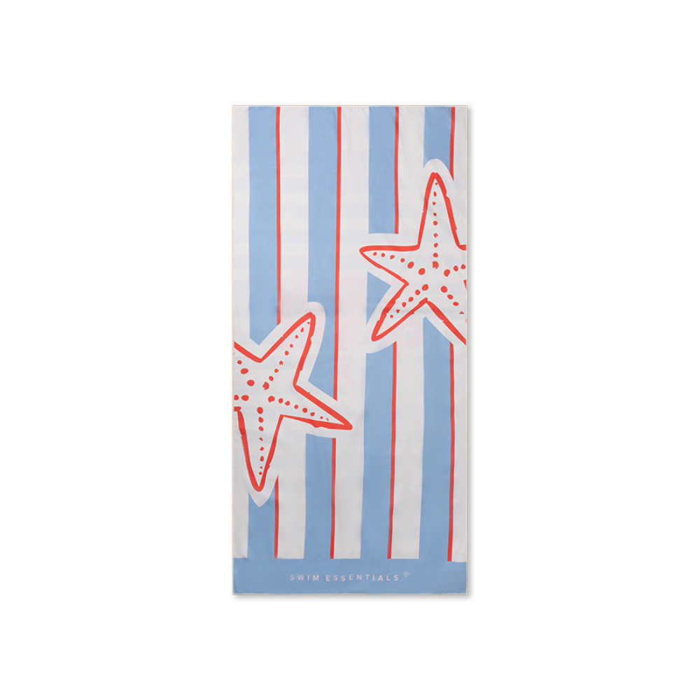 Swim Essentials - Microfiber Beach Towel - Catch Of The Day - 135x65 cm