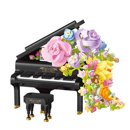 Cogo - Building Block Set - Flower Piano - 841 Pieces