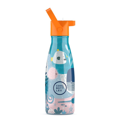Cool Bottles - Kids Triple-Insulated Water Bottle - Sea World 260ml