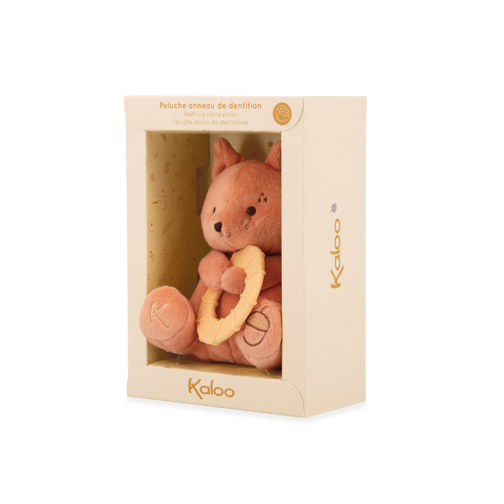 Kaloo - Squirrel Plush Teething Ring