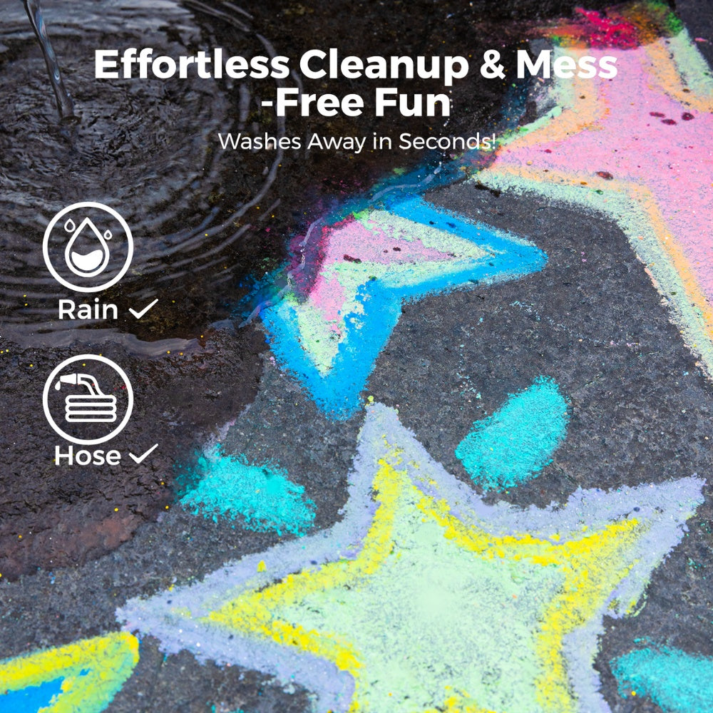 Jar Meló - Sidewalk Giant Chalk with Holders - 36 Rainbow Colours
