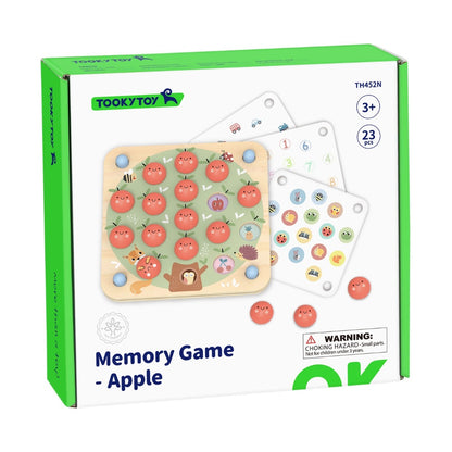 TookyToy - Apple Memory Game with Activity Cards